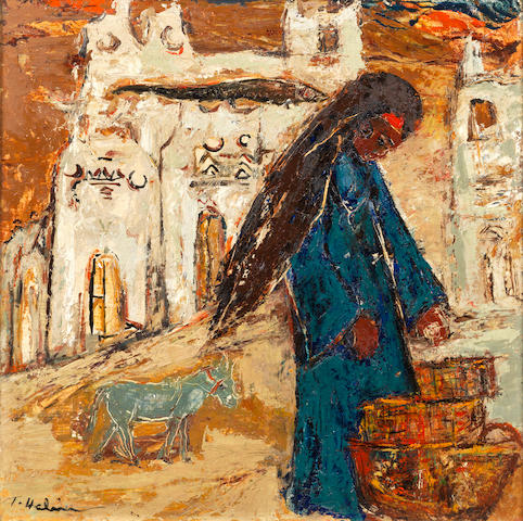 Tahia Halim (Egypt, 1919-2003) Ella Al-Souq Fi Al-Nuba (to the market place in Nubia)