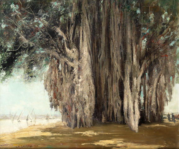 Georges Hanna Sabbagh (Egypt, 1877-1951) Banyan Tree