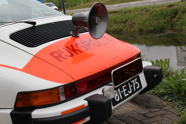 One of a mere 5 believed delivered new to the Rijkspolitie in 1974,1974 Porsche 911 2.7-Litre Targa 'ALEX 12.85' Rijkspolitie  Chassis no. 9115110341 Engine no. 6359081 image 9