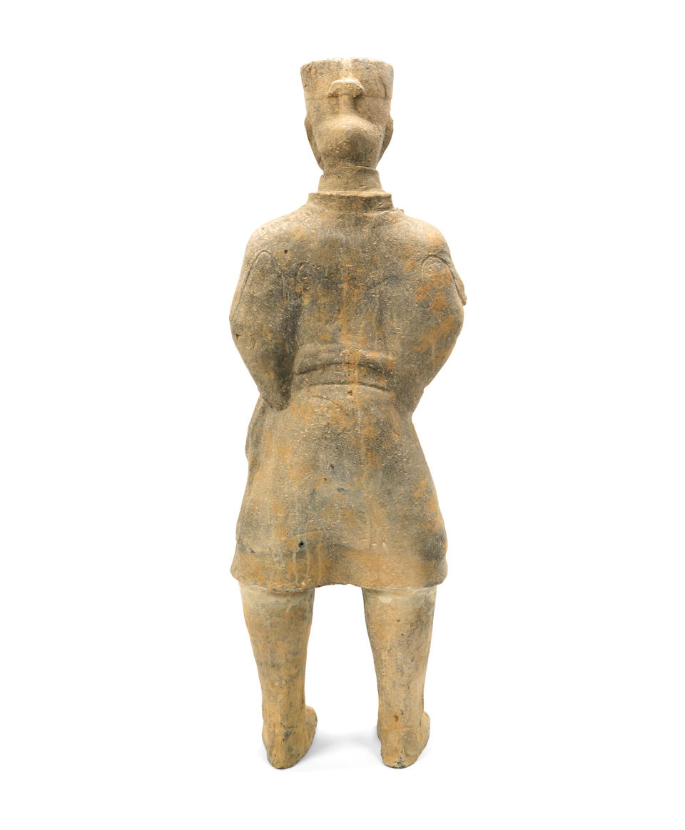 A large pottery figure of a shaman Eastern Han Dynasty  (2)