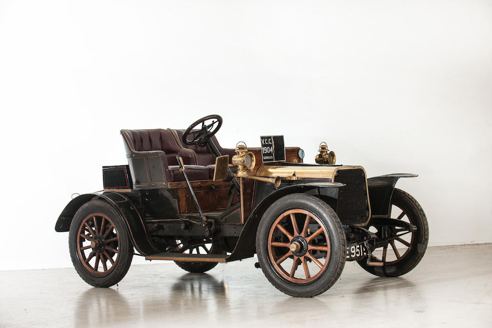 1904 Darracq 8hp Two Seater  Chassis no. 6363 Engine no. 8818