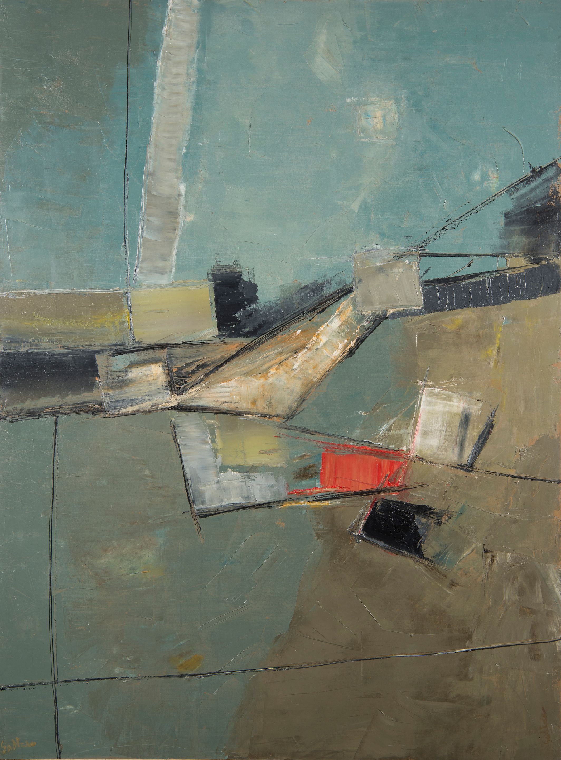 Robert Sadler Composition Blue