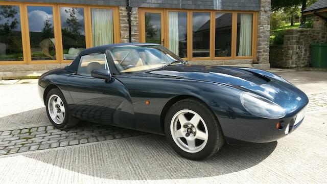 Circa 15,000 miles from new,1992 TVR Griffith Roadster  Chassis no. SDLDGN3P4PK011005 Engine no. 47A43P871