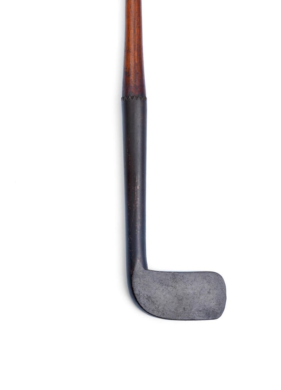 An extremely rare iron headed putter  circa 1780