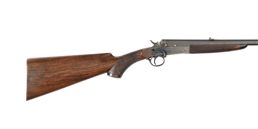 Bonhams : A .300 hammer rook rifle by H. J. Hussey, no. 103