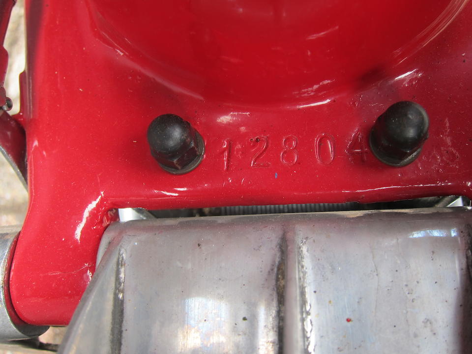 1951 Rumi 125cc Frame no. 12804 Engine no. 2XX12130