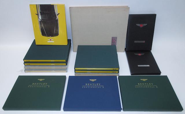 A quantity of Bentley Continental R books,   ((Qty))
