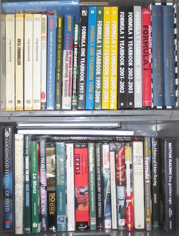 A quantity of books relating to racing drivers and motorsport, ((Qty))