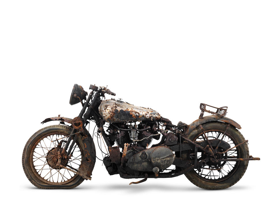 From the estate of the late Frank Vague,1938 Brough Superior 982cc SS100 Project Frame no. M1/1687 Engine no. BS/X2 1038