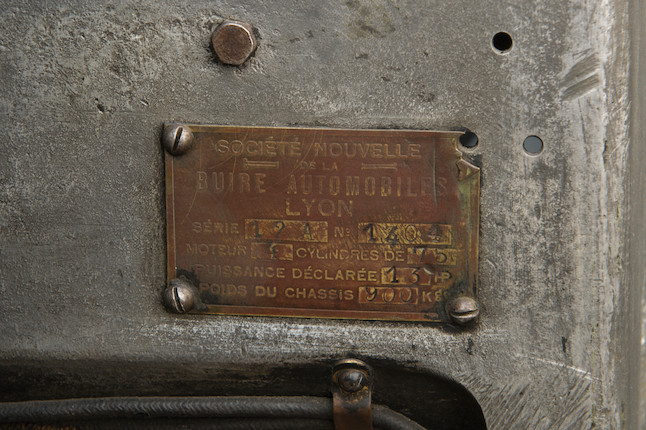 1924 La Buire Type 12A Saloon Project  Chassis no. 1604 Engine no. 1404 image 6