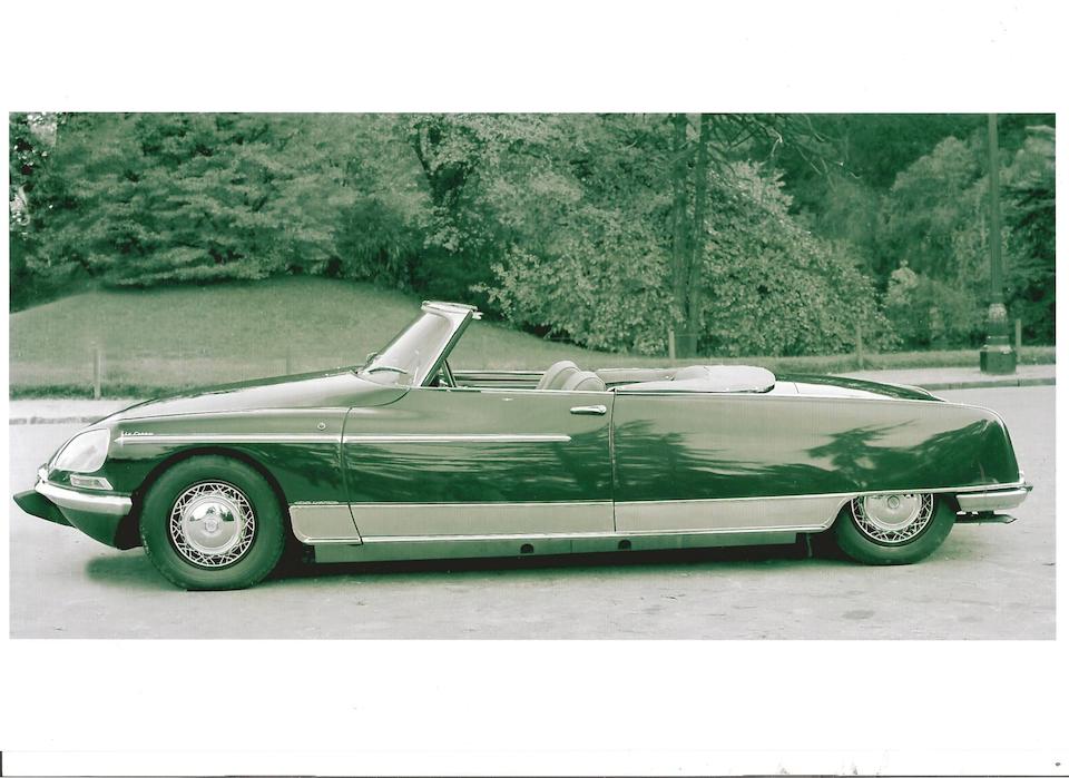 Ex salon de Paris 1967,Citro&#235;n DS21 cabriolet Le Caddy 1967