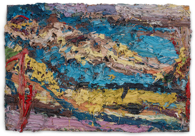 Bonhams Frank Auerbach British Born 1931 E O W On Her Blue Eiderdown V 1963
