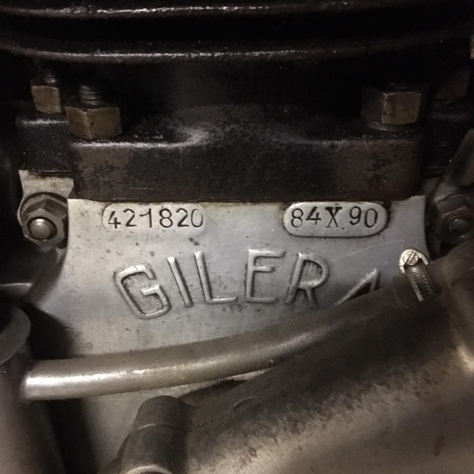Gilera 500 cm3 Mod&#232;le VT &#171; 8 Bulloni &#187; 1938  Frame no. 6877 Engine no. 428210