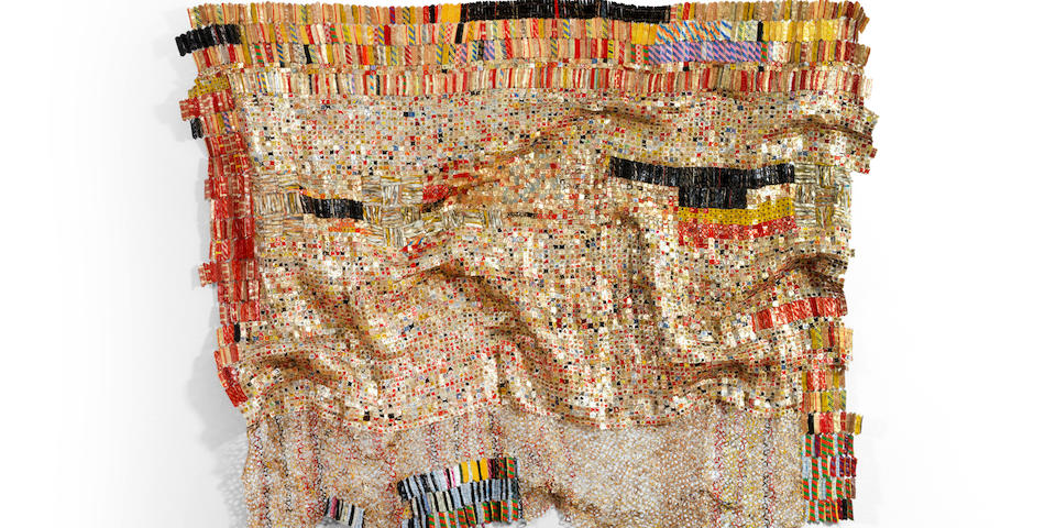 El Anatsui (Ghanaian, born 1944) Peju's Robe 2006