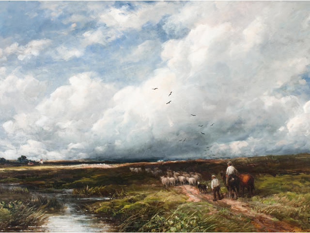 Edmund Morison Wimperis VPRI (British, 1835-1900) Across The Moor