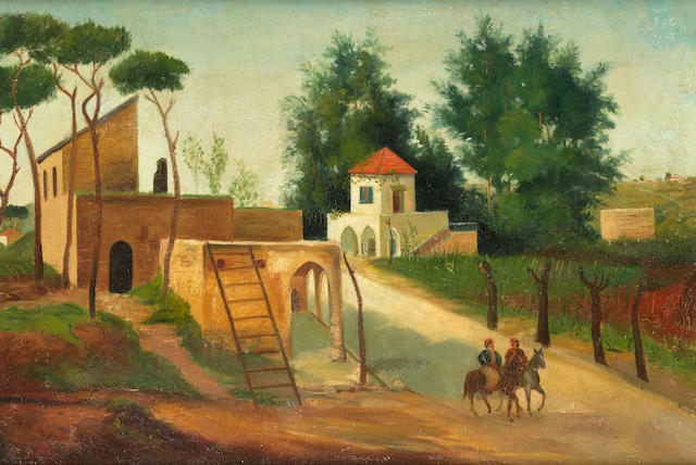 Daoud Corm (Lebanon, 1852-1930) View of Achrafieh