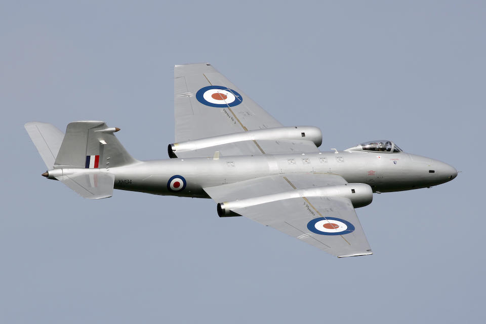 Appointed by the Receivers of Midair Squadron Limited,1959 English Electric Canberra PR9 XH134 (G-OMHD)