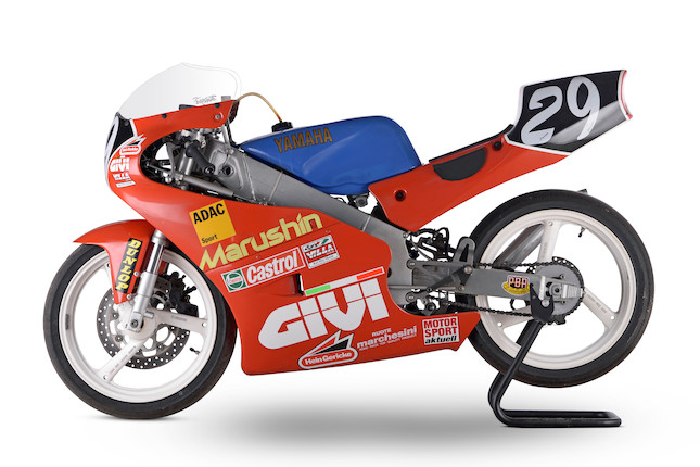 The ex-Katja Poensgen,1994 Yamaha TZ125 Racing Motorcycle Frame no. 4JT-000297 image 4
