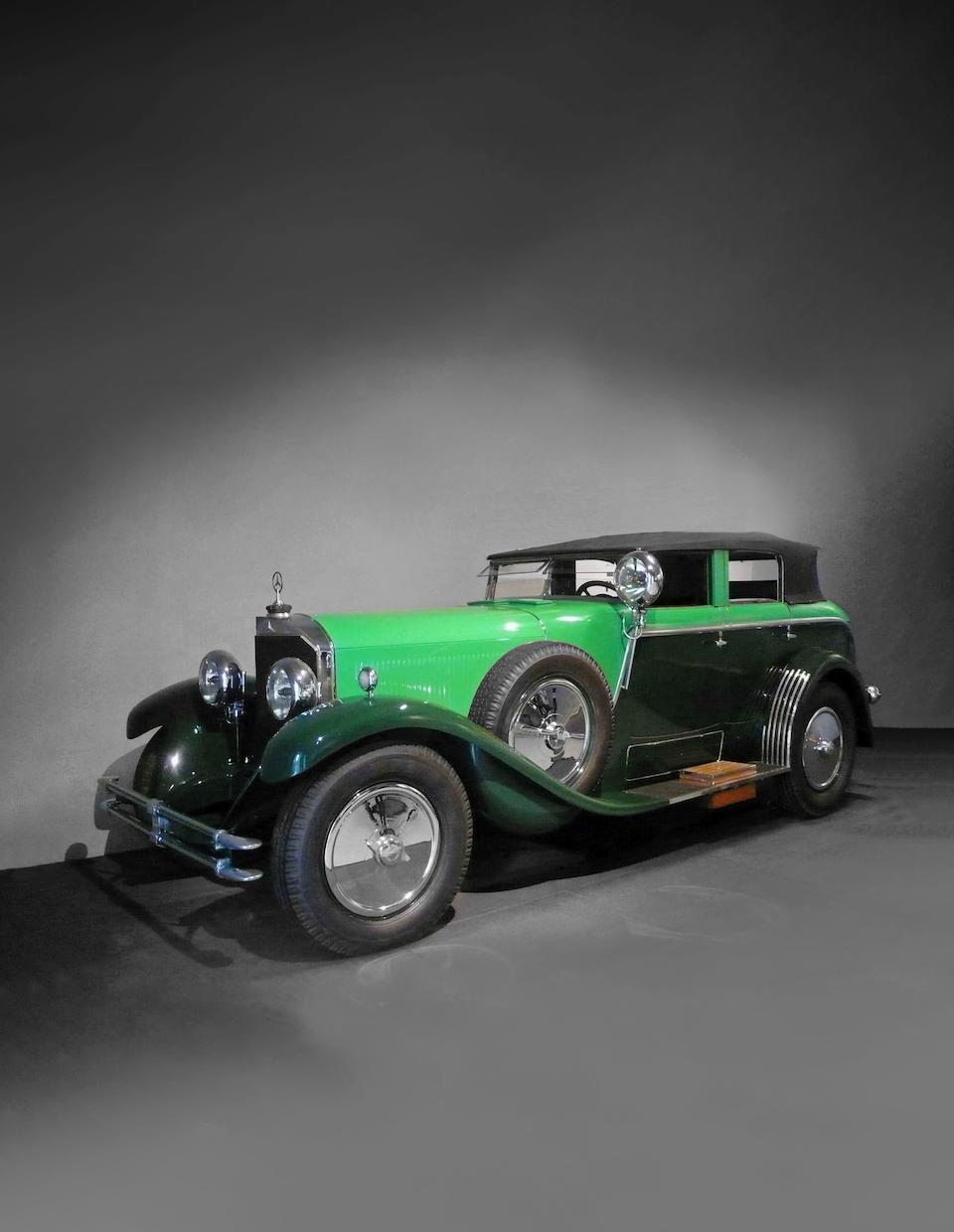 A rare supercharged,1926 MERCEDES-BENZ  24/100/140 PS MODEL K La Baule Transformable  Chassis no. 35426 Engine no. 60616