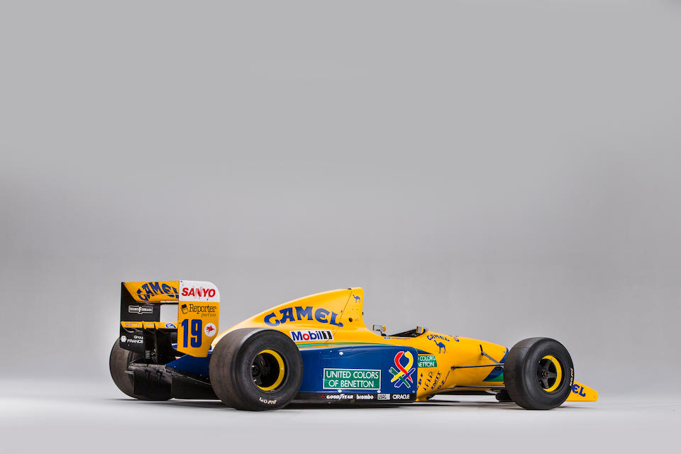 The Ex-Michael Schumacher, Nelson Piquet, Martin Brundle,1991-1992 Benetton-Ford  B191/191B Formula 1 Racing Single-Seater  Chassis no. B191B-06