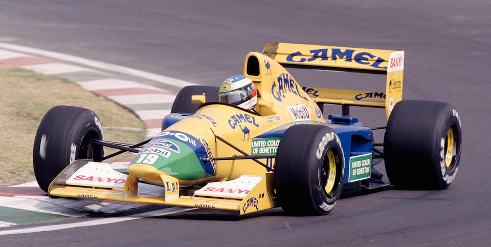 Bonhams The Ex Michael Schumacher Nelson Piquet Martin Brundle 1991 1992 Benetton Ford B191 191b Formula 1 Racing Single Seater Chassis No B191b 06
