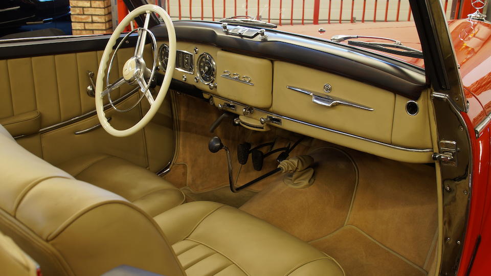 1952 Mercedes-Benz 220 Cabriolet A  Chassis no. 187.012.02779/52 Engine no. 180.920.02537/52