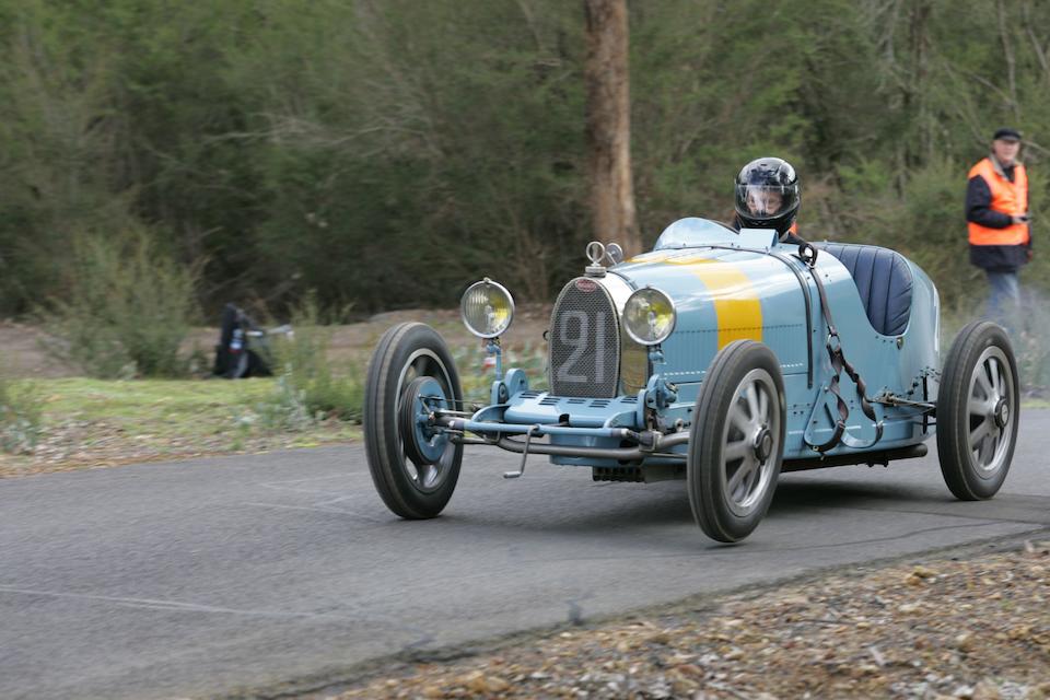 Current Bugatti connoisseur ownership since 1964,  The ex-Glen Kidston, George Duller, Vivian Selby, Lyndon Duckett, Ex-Miramas Autodrome, ex-Brooklands Motor Course, ex-Shelsley Walsh, ex-Southport Sands, ex-Rob Roy Hill-climb, etc,1925 Bugatti Type 35 Grand Prix Two-Seater  Chassis no. 4450 Engine no. 75C