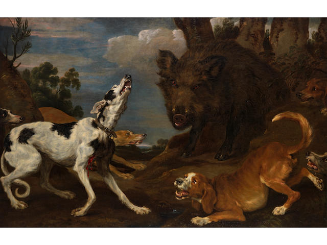 Paul de Vos (Hulst 1595-1678 Antwerp) A boar hunt