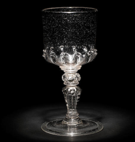 An early goblet, Dutch or possibly English, circa 1690
