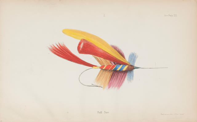 [BOWDEN-SMITH (RICHARD), attributed to] Fly-Fishing in Salt and Fresh Water. With Six Plates Representing Artificial Flies, John Van Voorst, 1851
