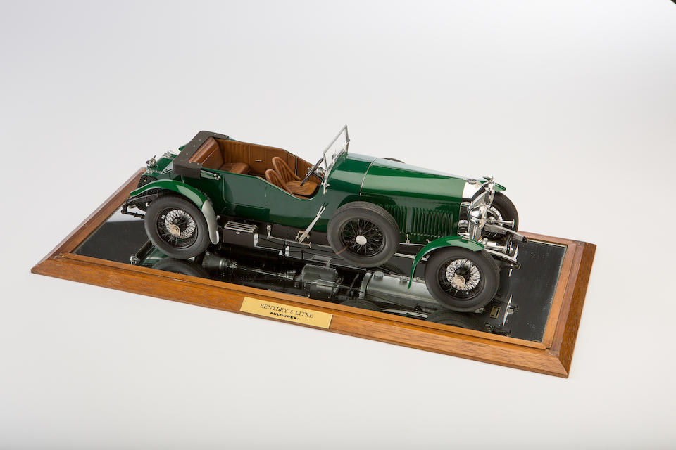A fine 1:12 scale model of a 1930 Eight-Litre Bentley, by Fulgurex