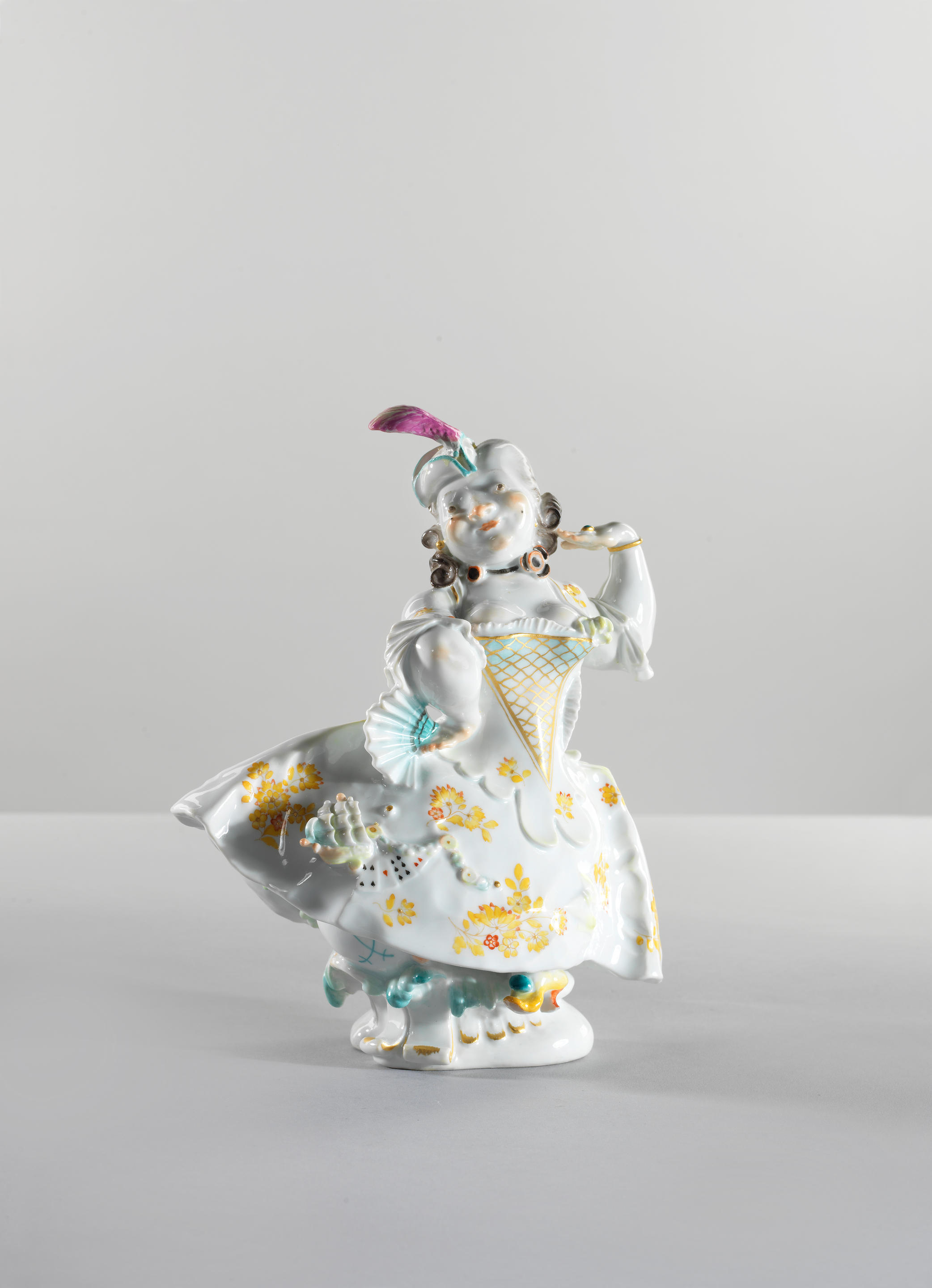 Figure en porcelaine représentant une femme naine, Meissen, circa 1931-1933...