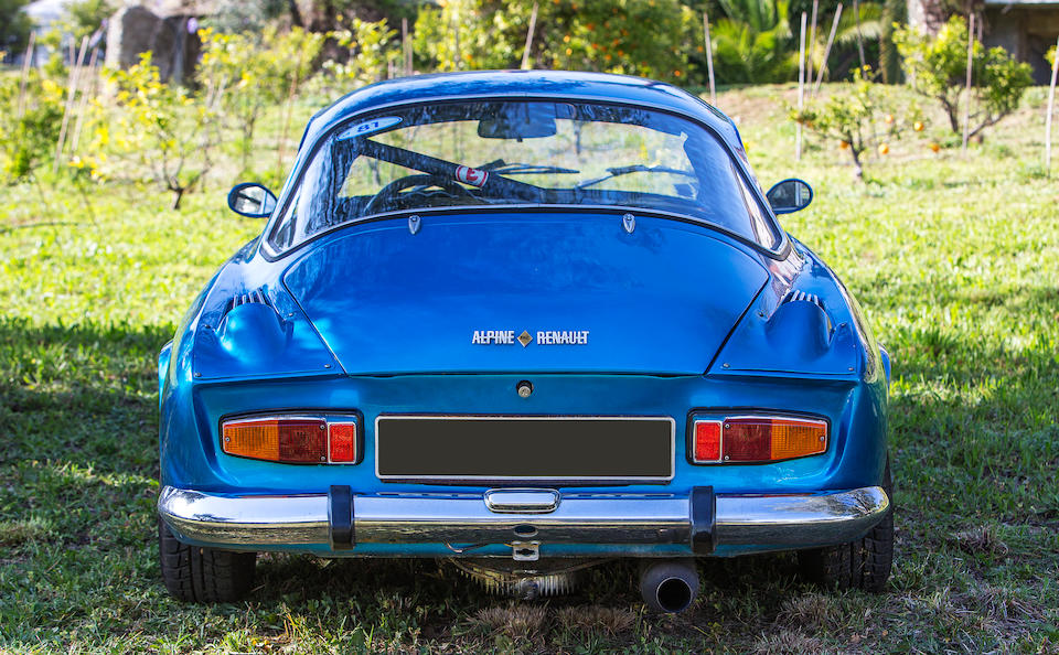 1971   Alpine A110 1600S Coup&#233;  Chassis no. 17379 Engine no. 10820