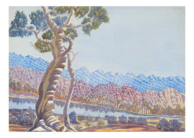 Otto Pareroultja (1914-1973) Untitled (Central Australian Landscape)
