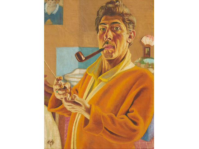 Weaver Hawkins (1893-1977) Self Portrait, 1923