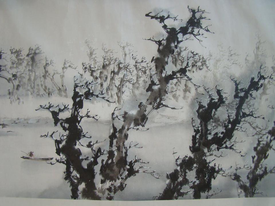 Zhao Shaoang (1905 - 1998) Landscape, 1986