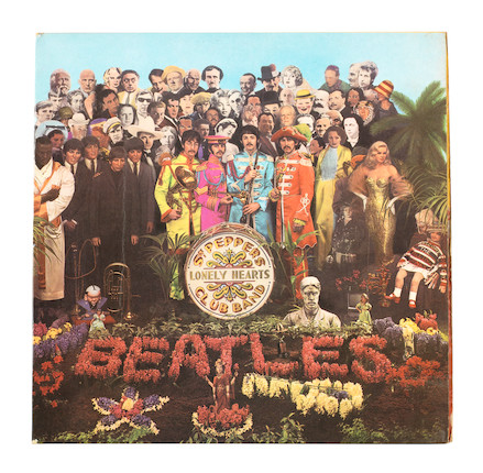 The Beatles a rare autographed 'Sgt. Pepper's Lonely Hearts Club Band' album, signed on the gatefold sleeve by John Lennon, Paul McCartney George Harrison and Ringo Starr later, 1967, Parlophone PMC 7027, image 2