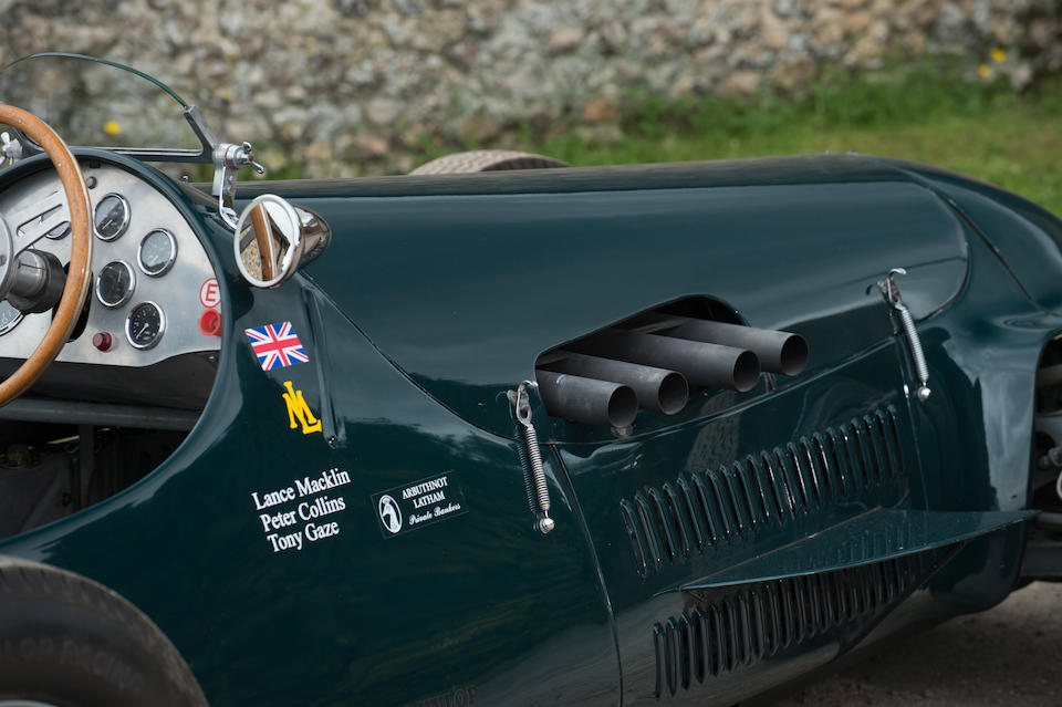 The ex-works, Lance Macklin, Tony Gaze,1952-53 HWM Formula 2-based supercharged 'Tasman' racing single-seater  Chassis no. 52/107 Engine no. GP3