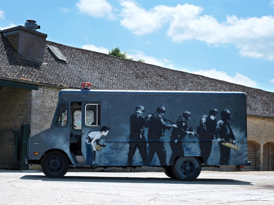 Banksy (British, born 1975) SWAT Van 2006