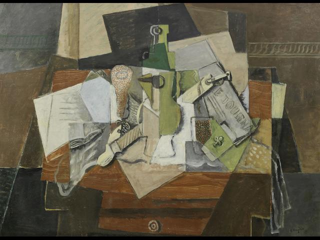 Henri Hayden (French, 1883-1970) Nature morte (Painted circa 1919)