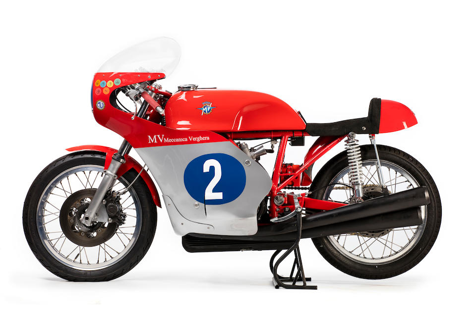MV Agusta 349cc Grand Prix Racing Motorcycle Re-creation by MV Meccanica Verghera Frame no. none visible Engine no. none visible