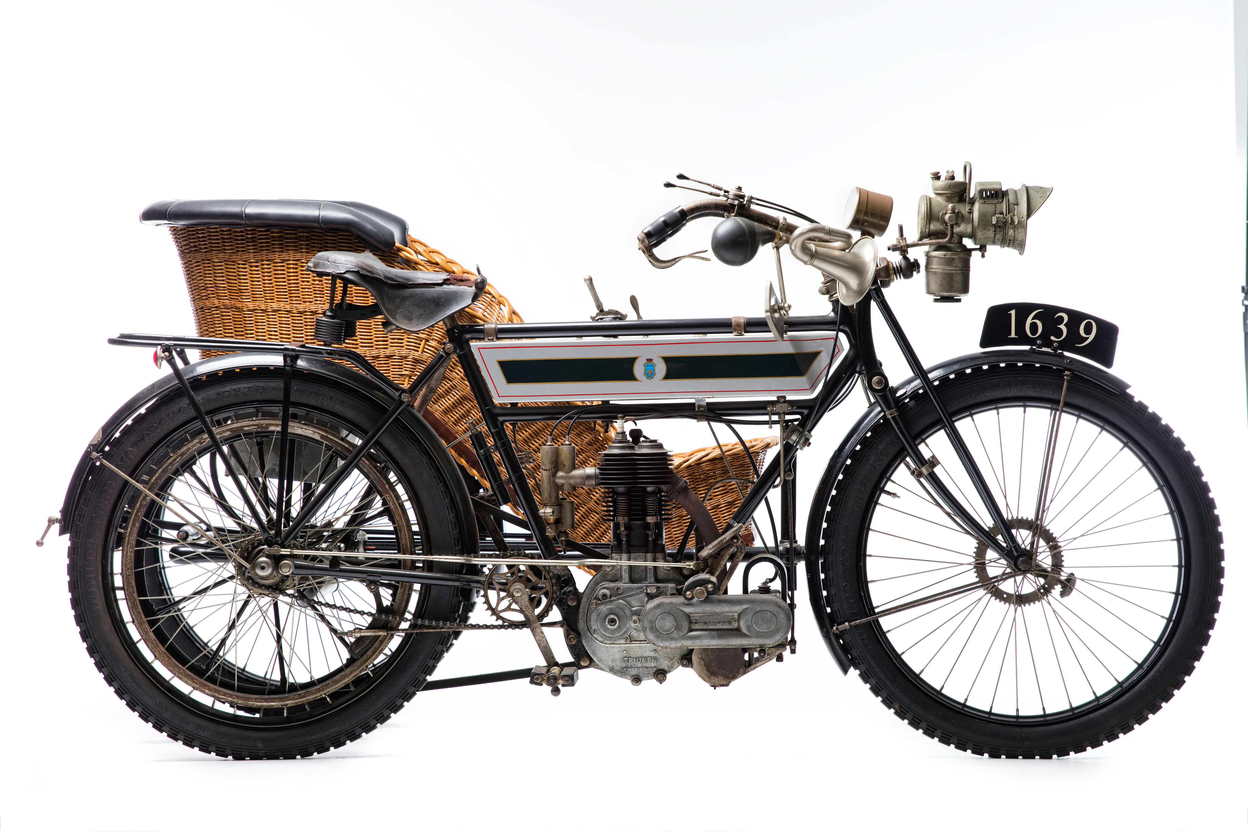 Motorcycle Racing 1908 Bonhams Cars : 1908 Triumph 3½hp Motorcycle Combination Frame no ...
