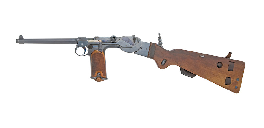 A Very Fine 7.65x25mm Waffenfabrik Loewe C-93 System Borchardt Patent Self-Loading Pistol image 2