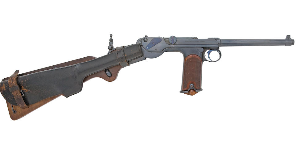 A Very Fine 7.65x25mm Waffenfabrik Loewe C-93 System Borchardt Patent Self-Loading Pistol