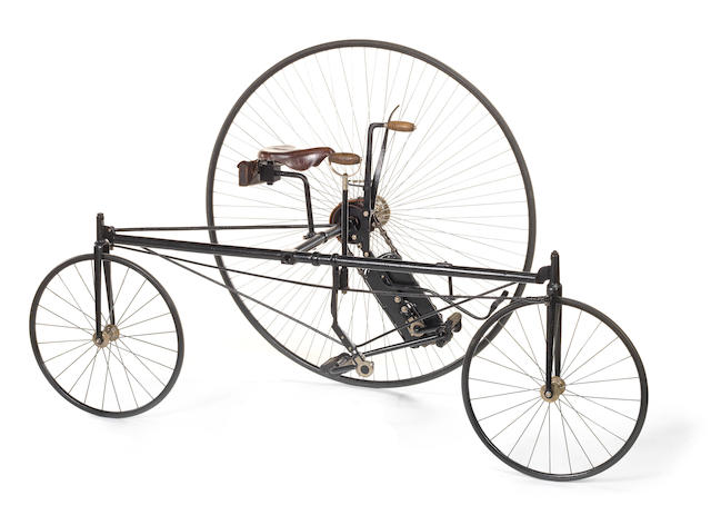 A Coventry Rotary tricycle by the Tangent & Coventry Tricycle Company Limited, circa 1879,  ((Qty))