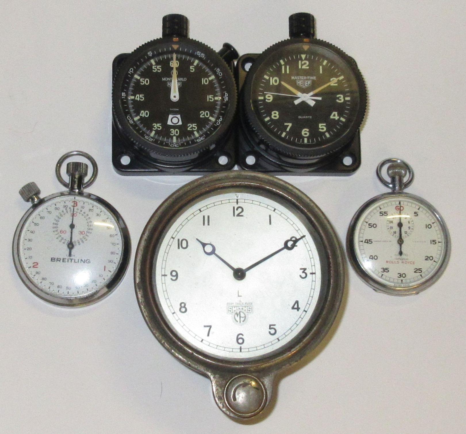Bonhams Cars : Two modern Heuer rally instruments, other stopwatches ...