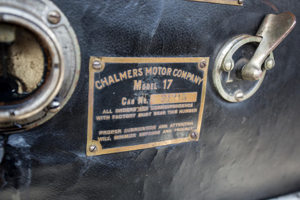 1913 Chalmers Model 17 36hp Five Passenger Tourer  Chassis no. 31215