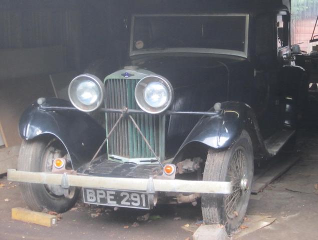 Property of a deceased's estate,1934 Talbot AW 75 Sports Saloon Project  Chassis no. 34324