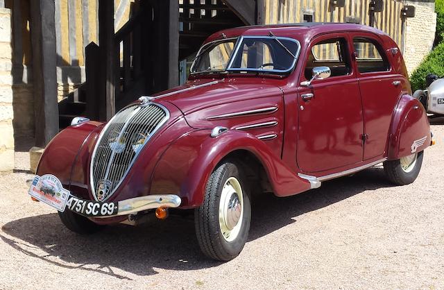 1937 Peugeot 302 Berline  Chassis no. 767911