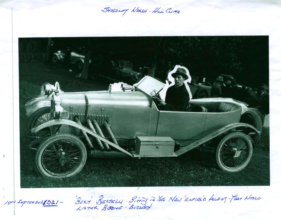 1925 Renwick & Bertelli 1&#189;-Litre Sports 'Buzzbox'  Chassis no. R&B1